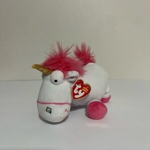 Ty Fluffy the Unicorn Despicable Me 3 Plush Stuffed Animal Toy 7" Collectible